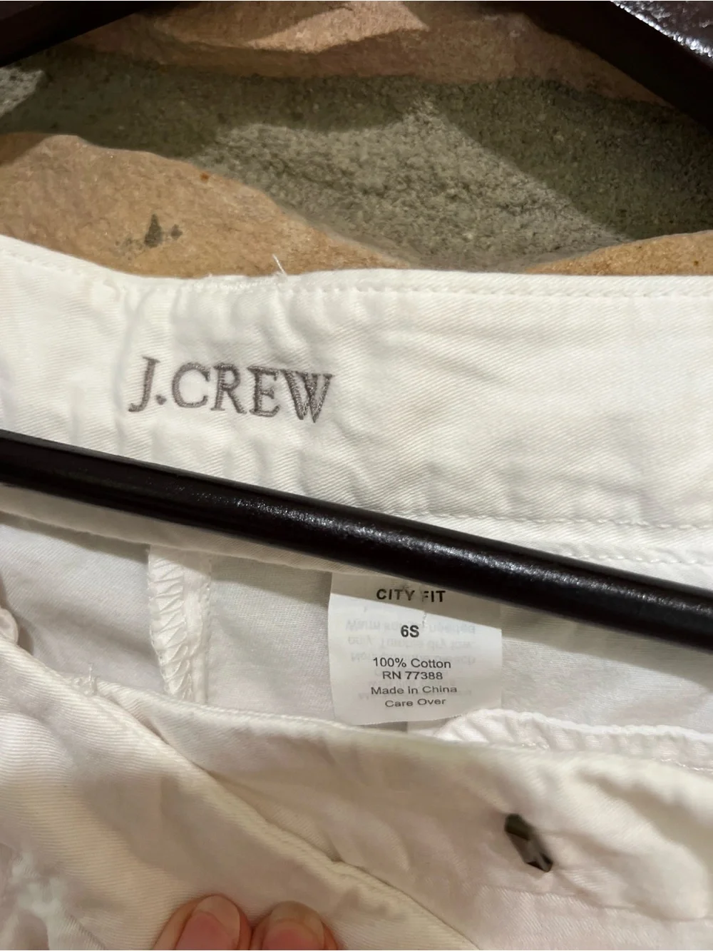 J. Crew City Fit White Dress Pants - Straight Leg